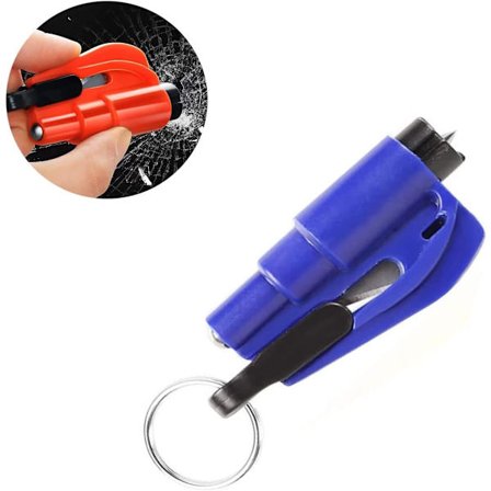 2 stk. Bilvinduknuser Nødhjelpsverktøy for bil Nødbilbeltekutter Sikkerhetssete Cu