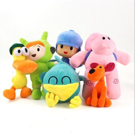 6st Pocoyo Plyschleksak-16-30cm