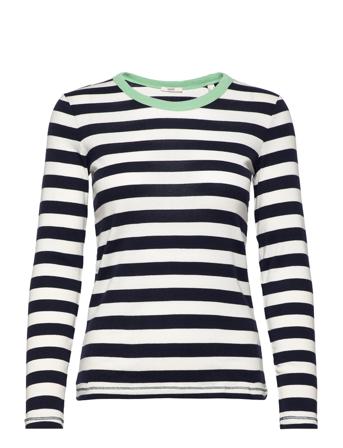 T-Shirts T-shirts & Tops Long-sleeved Monivärinen/Kuvioitu Esprit Casual