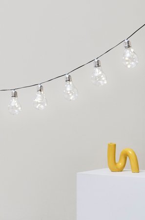 Jotex - GLOW lyslenke - solcelle Transparent - Kjøp Utebelysning hos Jotex