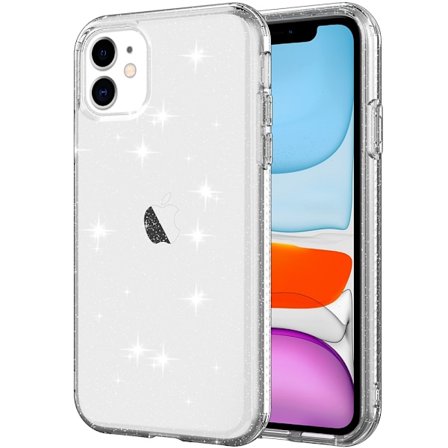 iPhone 11 Skal Glitter Transparent