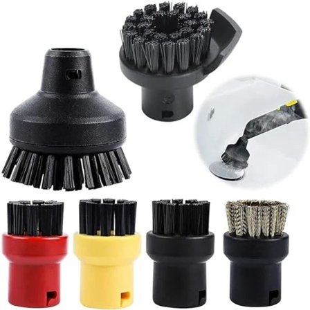 Sarja, jossa 6 pyöreää harjaa Kärcher-höyrypesureille SC1 SC2 SC3 SC4