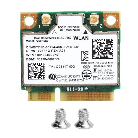 Intel 7260 AC Dell 7260HMW Mini PCIE Trådløst Wifi-kort Dual Band Bluetooth 4.0 Netværksmodul