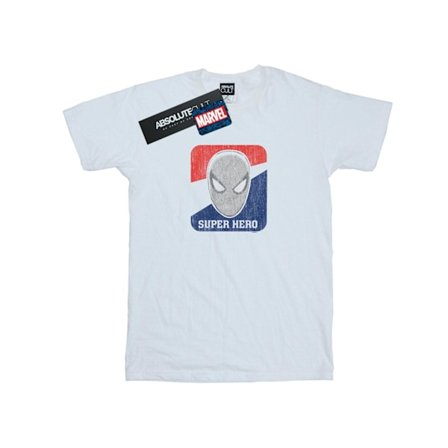 Marvel Pojkar Spider-Man Superhjälte Sport T-Shirt 12-13 År Vit