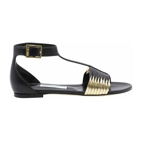 Jimmy Choo Pre-owned Pre-owned Sandaler svart, Dam, Dam, Storlek: 38 EU