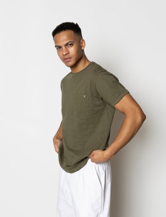Clean Cut Copenhagen Kolding Organic Tee S/S - Green - XL