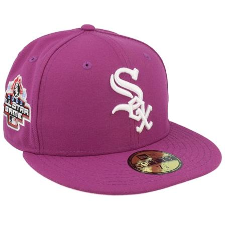 New Era - MLB Viola fitted Cappellino - Chicago White Sox Quick Turn 59FIFTY All Star Game 2003 S Grape/Pink Fitted @ Hatstore