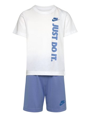 Nike Nkb B Nsw Gfx Ft Short Set - White - 104-110