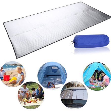 1 kpl 200*150CM kaksinkertainen alumiinikalvo vedenpitävä