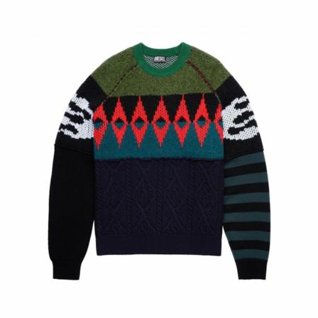 Diesel, Knitwear MIINTO-de 6170393a 77057d 428d Czarny, Mężczyzna, Rozmiar: L
