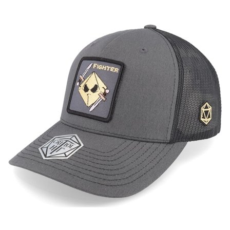 Critiql Hit - Svart trucker Keps - Fighter Class 112fp Charcoal/Black Trucker @ Hatstore