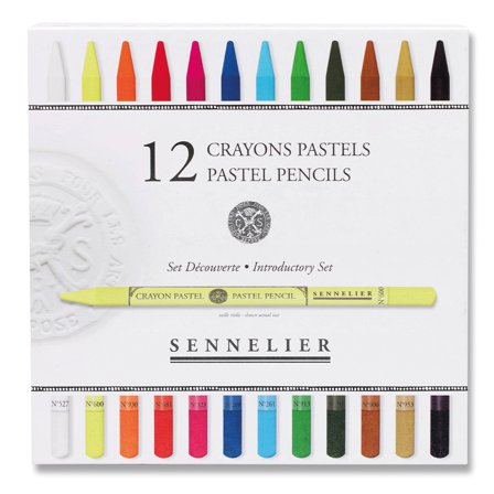 Sennelier Pastellpennor 12-set + 12 tomma