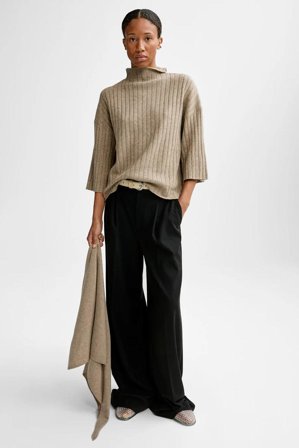 Ray Wool Cash Sweater Sahara M