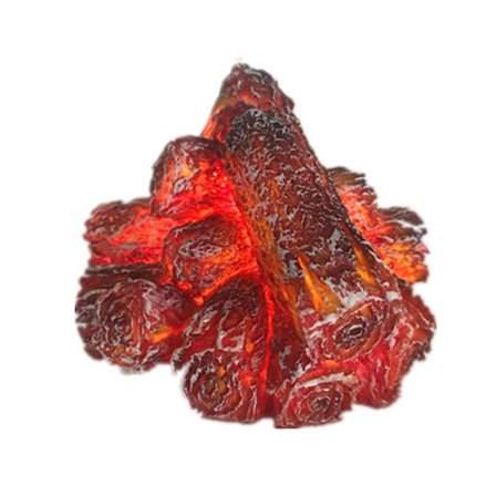 Simulering Träkol Lampa Batteridriven LED Träkol Flame Lyktlampor Nattljus Heminredning Camping Stuga Inredning