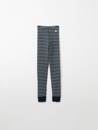 Polarn O. Pyret - Trousers striped adult - XXL - Childrenswear - blue