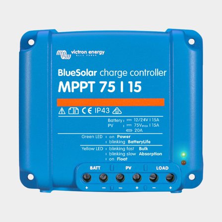 Solcelleregulator Victron BlueSolar MPPT 75/10, 12/24 V, 10 A