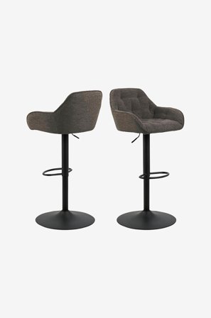 NORDFORM - Brooke baarijakkara 2-pack - Harmaa - Baarituolit & baarijakkarat - - Homeroom