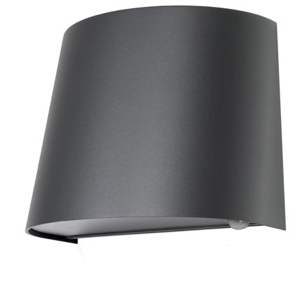 Westal Mini PIR Veggarmatur 9,5 W, 625 lm, PIR Antrasitt, Belysning