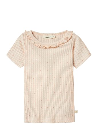 Lil'Atelier Nmfhulla Hua Ss Slim Top Lil - Pink - 104