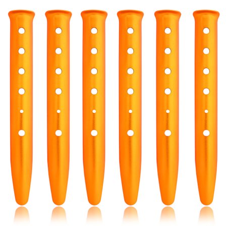 Aluminiumlegering teltplugger U-formet sandplugger 31cm plugger 6 stykker fo