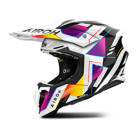 Kask Cross Airoh Twist 3 Tęcza S
