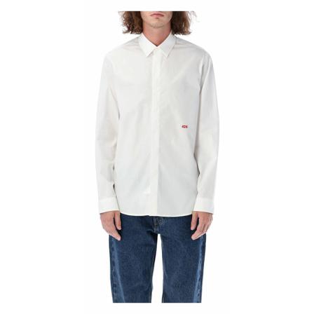 424, Formal Shirts Wit, Heren, Maat:L