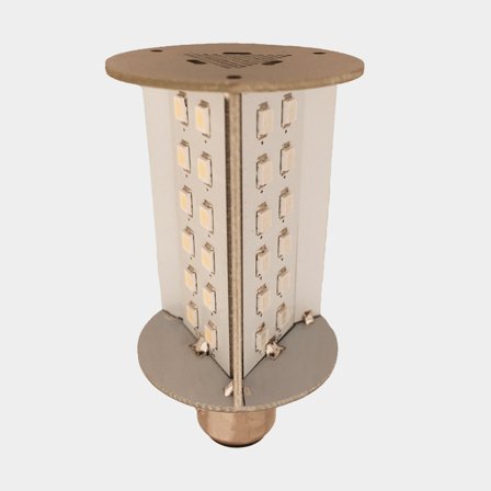 LED-lampa för lanterna NauticLED, 3.9 W (motsvarar 35 W), BAY15D, 360°, 10 - 35 V, Ø35 x 68 mm, röd/grön/vit