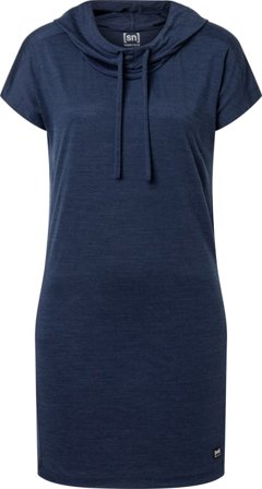 Super.natural Women's Funnel Dress Women dresses Blue M
