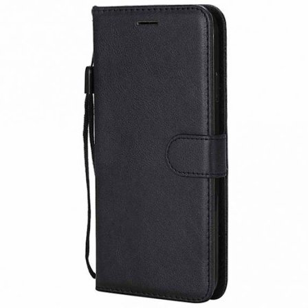 Flip Stand Leather Wallet Case For Samsung Galaxy S10 Lite Black