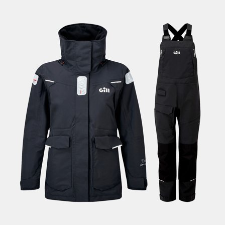 Ölzeug Set Gill OS2 Offshore Graphite, Damen, EU 40 (UK 14) - Boot