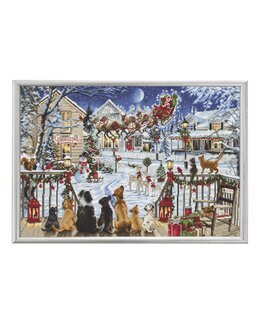 Broderikit Billede Strålende jul - Luca-S