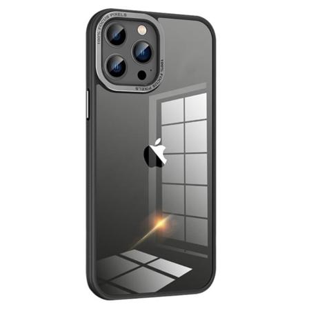 Iphone 14 Pro Max Skal Kameraram I Metall - Svart