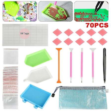 5D diamantmaleri verktøy broderi kunst sett tilbehør