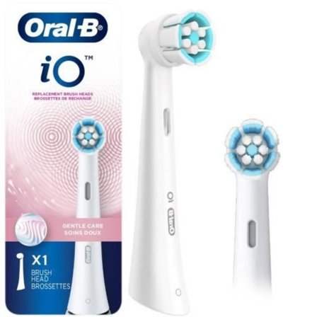 Tandborsthuvud - Oral-B - iO White Gentle Care - skonsam mot känsligt tandkött