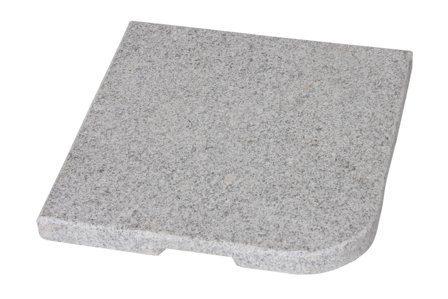 Brafab Abetone Parasollfotsvikt grå, 25 kg, 48x48 cm, Utemiljö