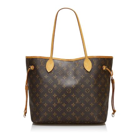 Louis Vuitton Vintage Pre-owned Neverfull MM Monogram Tas , Bruin , Dames , Maat: ONE Size Vintage Tassen