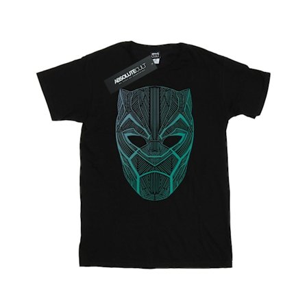 Marvel Herr Svart Panter Tribal Mask T-shirt S Svart