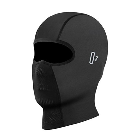 Full Face Cap Cykling Balaclava SVART KORT KORT