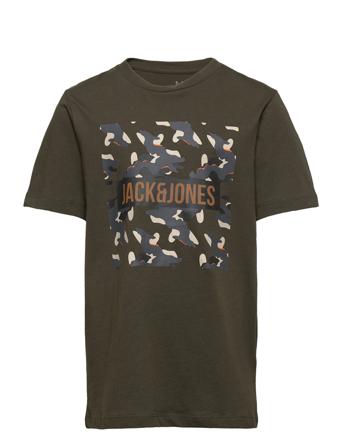 Jjramp Tee Ss Crew Neck Jnr T-shirts Short-sleeved Vihreä Jack & J S