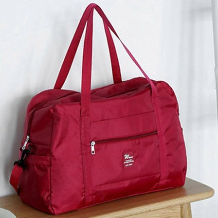 Foldbar Rejsetaske Tote Håndbagage Sportstaske Weekendtaske Overnatningstaske til Kvinder og Piger