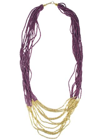 Hombre Necklace Purple PIPOL'S BAZAAR