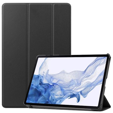 SKALO Samsung Tab S8 Trifold Flip Cover - Sort