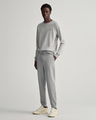 GANT - Original joggebukse til herre grey melange
