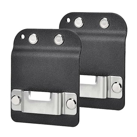 2-pak Tape Catcher, Målebåndsholder til Bælte, Lavprofil Målebånd Bælteklips, Op til 2 tommer Værktøjsbælte, Tapetilbehør