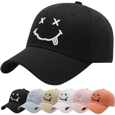 Baseball Cap Herre Quirky Bizarre Broderi Hatter Unisex, Hip Hop Trucker Caps Justerbar Pustende Sommer Solhatt