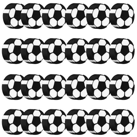 24 stk. Mini viskelær Nyhet Fotball Plast viskelær Søt Stasjonær Morsom Fotball Gaver til Studenter fra Lærere Festpose Fyllstoffer