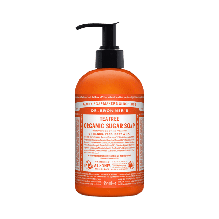 Dr. Bronner's Sugar Soap Bad & dusch Dam Tea Tree 355 ML