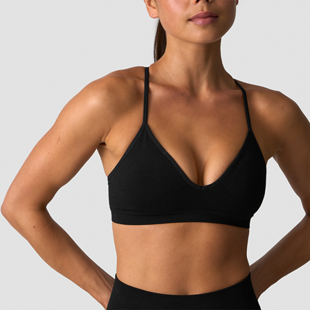 ICANIWILL Smooth Seamless Sport-bh Svart