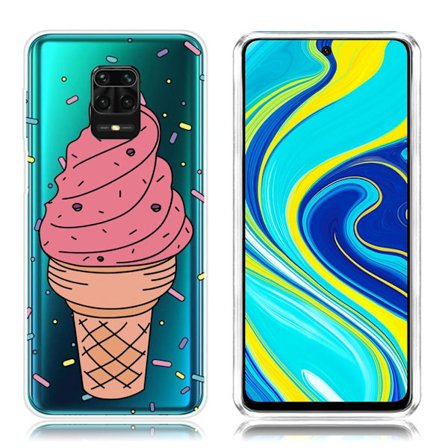 Deco Xiaomi Redmi Note 9 Pro / Xiaomi Redmi Note 9S / Xiaomi Redmi Note 9 Pro Max skal - Röd Glass
