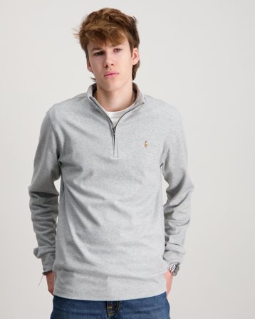 Polo Ralph Lauren Cotton Interlock Quarter-Zip Pullover Grau Pullover Jungen - Kids Brand Store